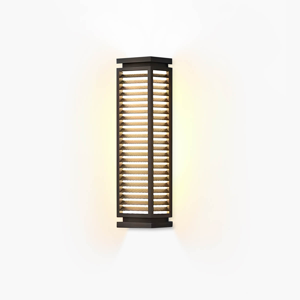 Larchwood Beam Stainless Steel Linear Outdoor Wall Light — gallery image 1