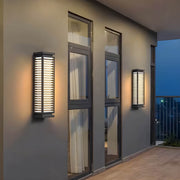 Larchwood Beam Stainless Steel Linear Outdoor Wall Light — gallery image 6