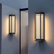 Larchwood Beam Stainless Steel Linear Outdoor Wall Light — gallery image 7