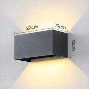 Pemberley Beam Aluminum Outdoor Wall Light — gallery image 17