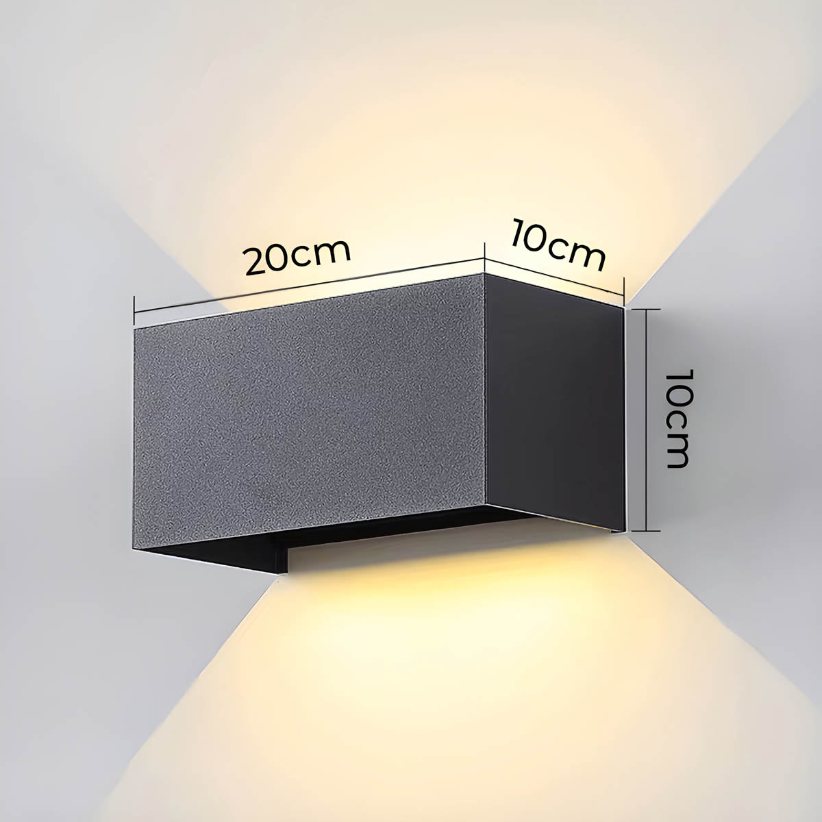 Pemberley Beam Aluminum Outdoor Wall Light — gallery image 17