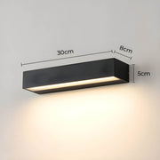 Silverwood Beam Glass Outdoor Wall Light — gallery image 14
