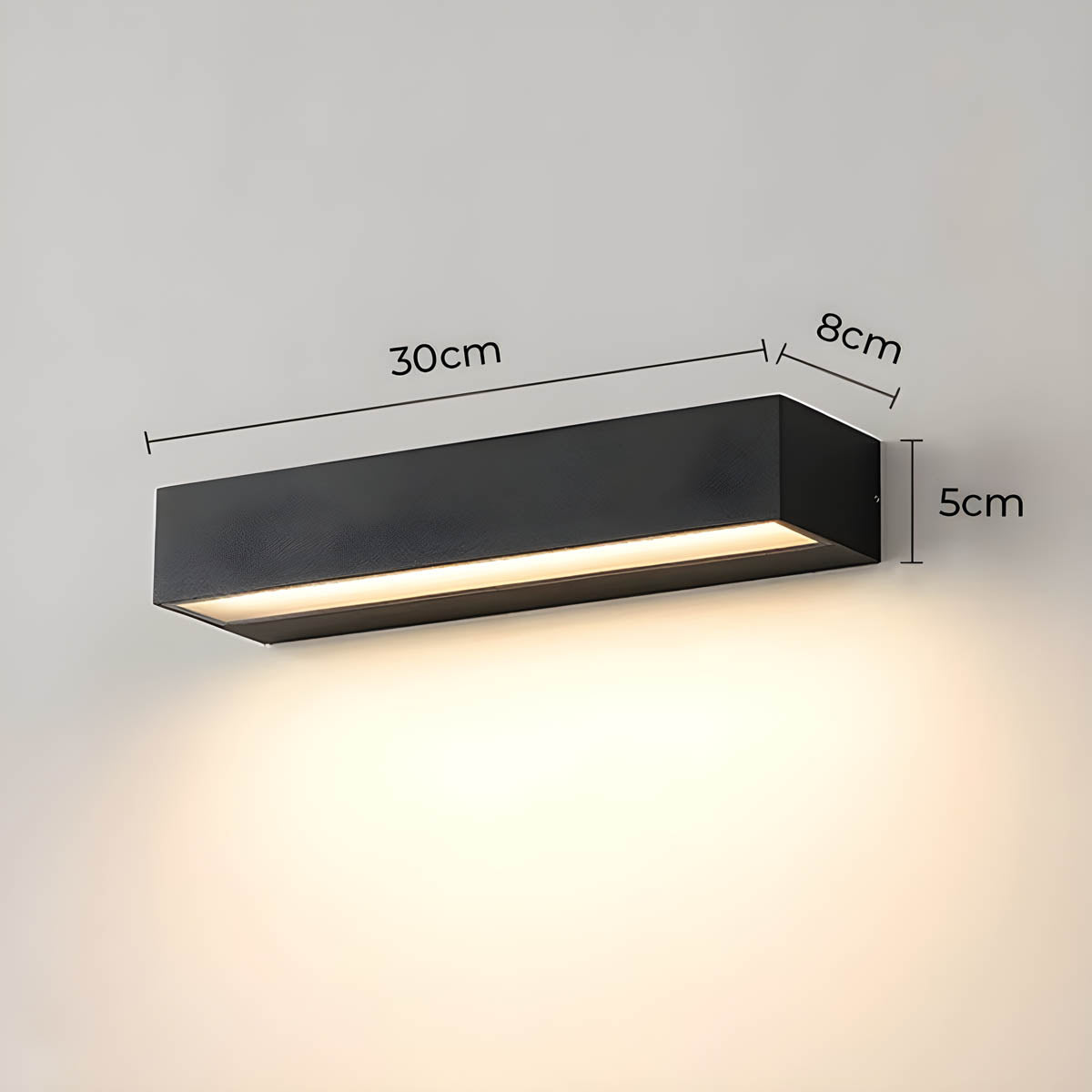 Silverwood Beam Glass Outdoor Wall Light — gallery image 14