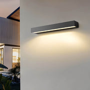 Silverwood Beam Glass Outdoor Wall Light — gallery image 9
