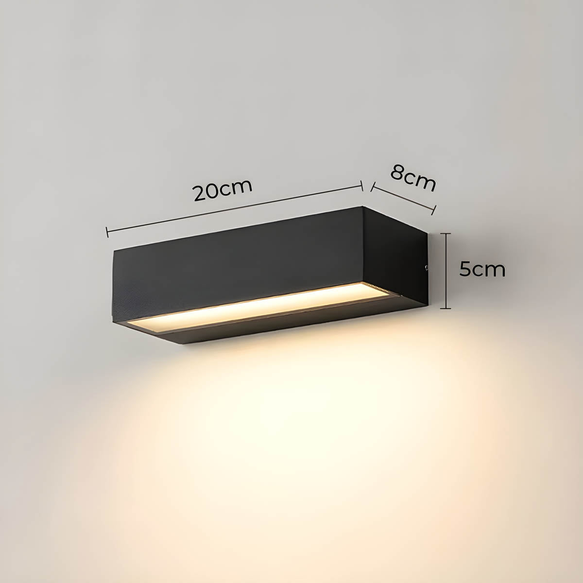 Silverwood Beam Glass Outdoor Wall Light — gallery image 15