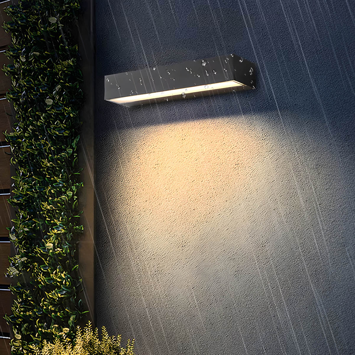 Silverwood Beam Glass Outdoor Wall Light — gallery image 3