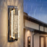 Whitmore Beam Crystal Outdoor Wall Light — gallery image 7