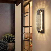 Whitmore Beam Crystal Outdoor Wall Light — gallery image 6