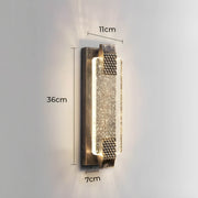 Whitmore Beam Crystal Outdoor Wall Light — gallery image 10