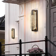 Whitmore Beam Crystal Outdoor Wall Light — gallery image 3