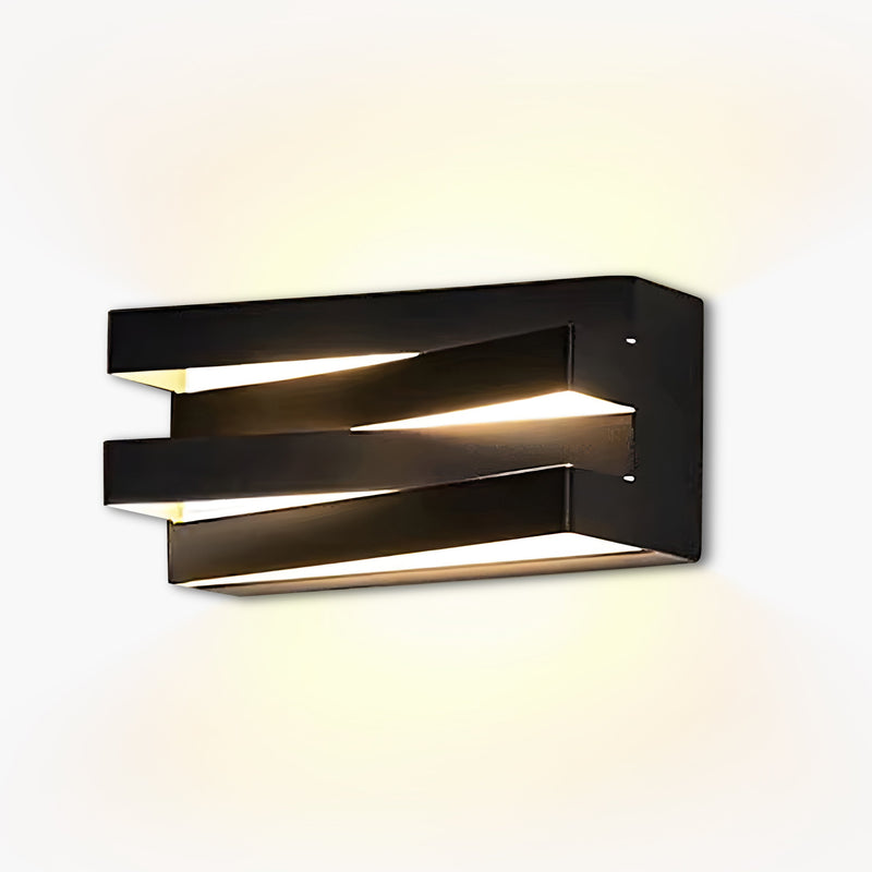Woodford Beam Glass Outdoor Wall Light — gallery image 1