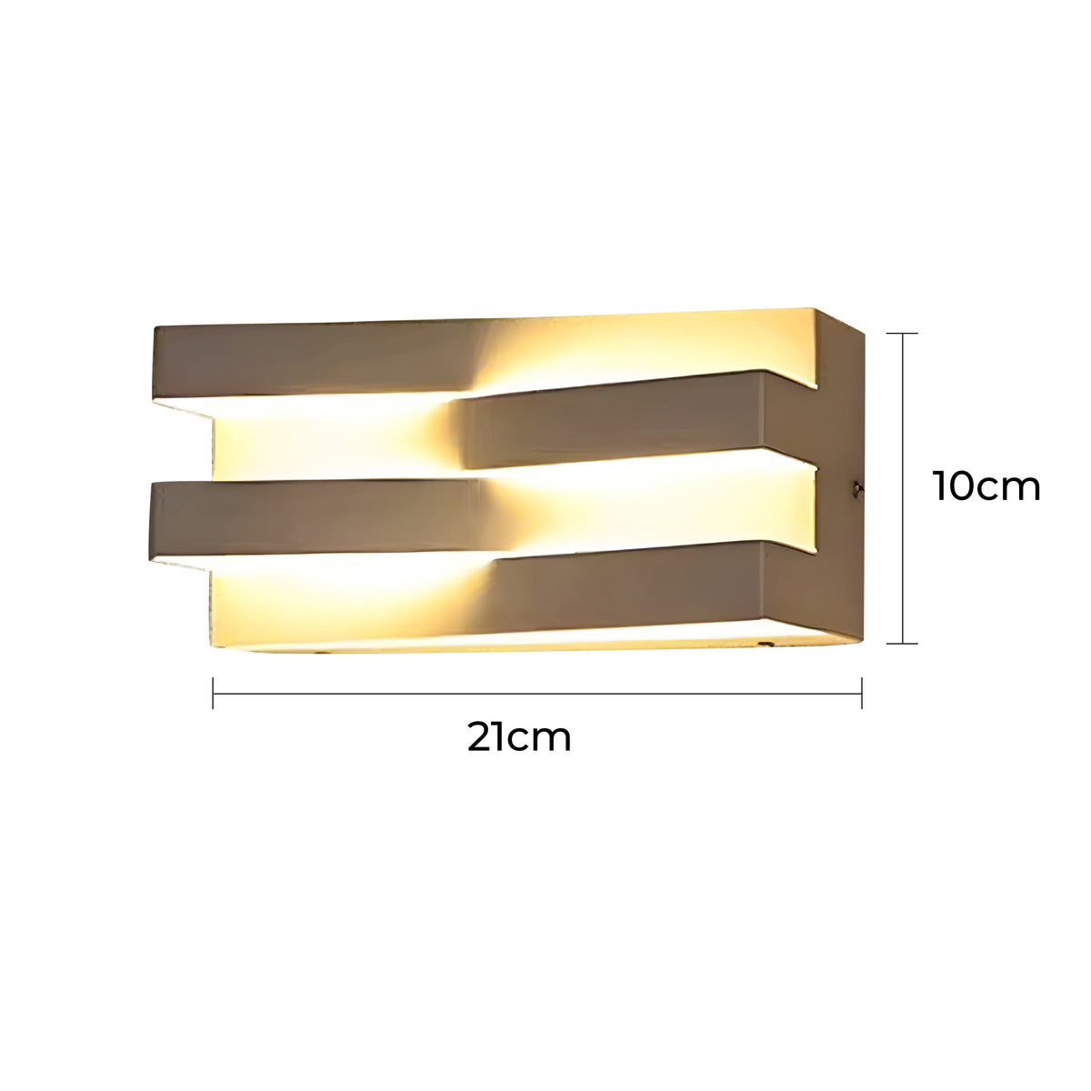 Woodford Beam Glass Outdoor Wall Light — gallery image 13
