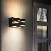 Woodford Beam Glass Outdoor Wall Light — gallery image 9