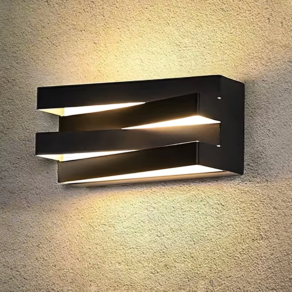 Woodford Beam Glass Outdoor Wall Light — gallery image 2