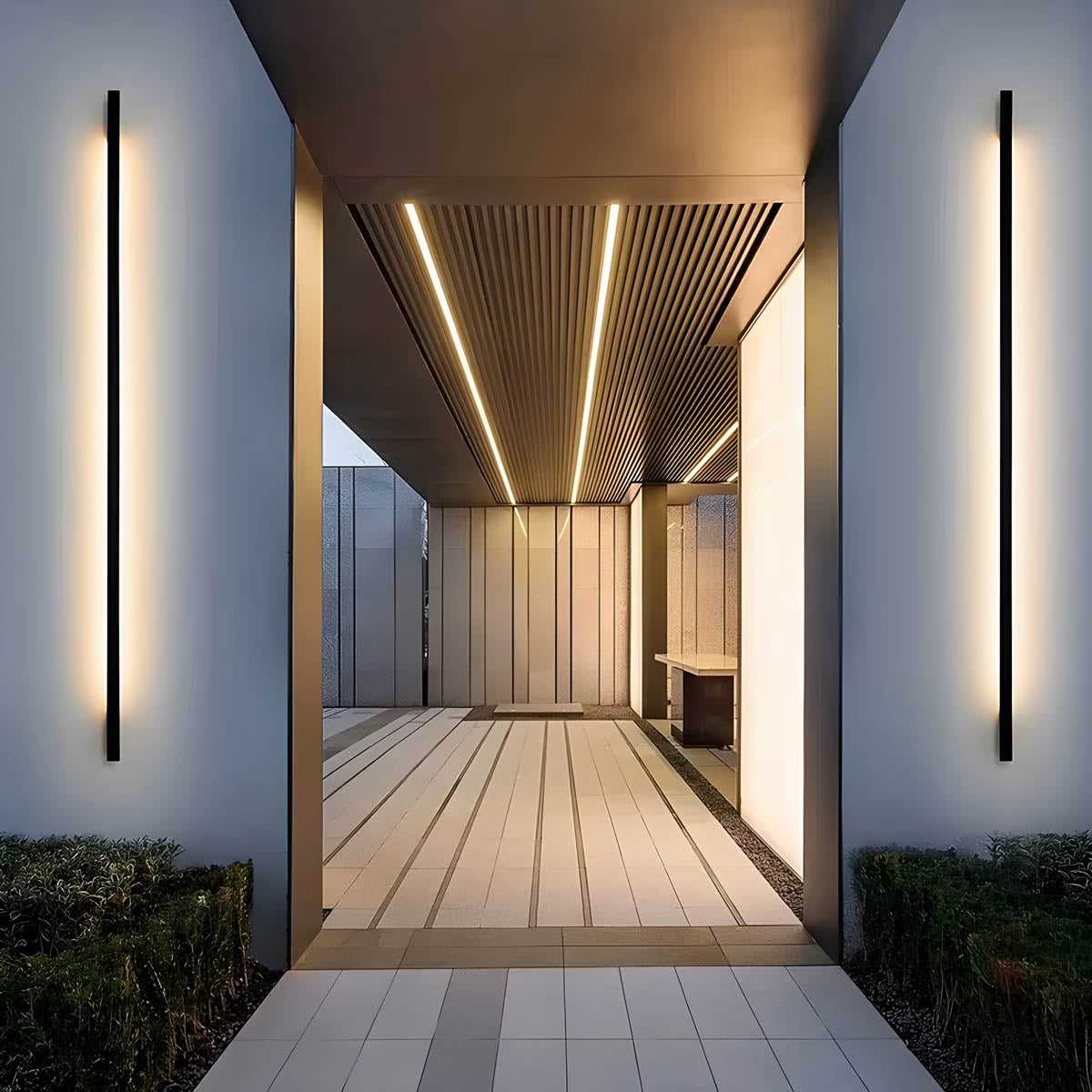 Alder Branch Aluminum Outdoor Wall Light — gallery image 2