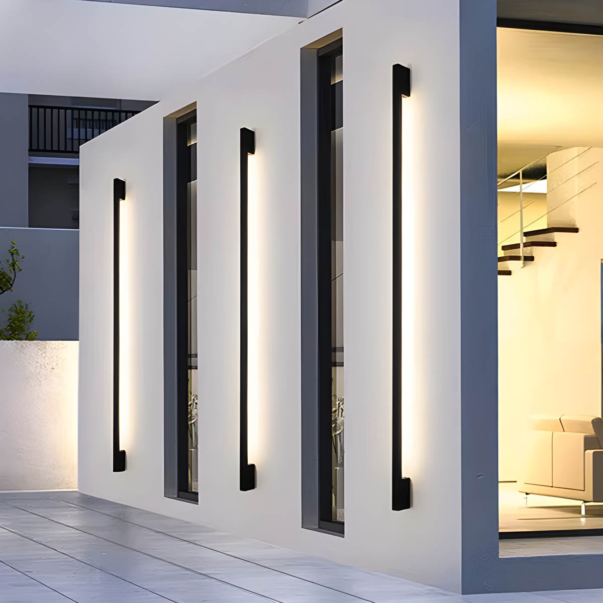 Alder Branch Aluminum Outdoor Wall Light — gallery image 6