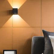 Bracken Branch Stainless Steel Outdoor Wall Light — gallery image 6