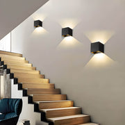 Bracken Branch Stainless Steel Outdoor Wall Light — gallery image 2
