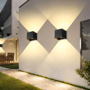 Bracken Branch Stainless Steel Outdoor Wall Light — gallery image 13