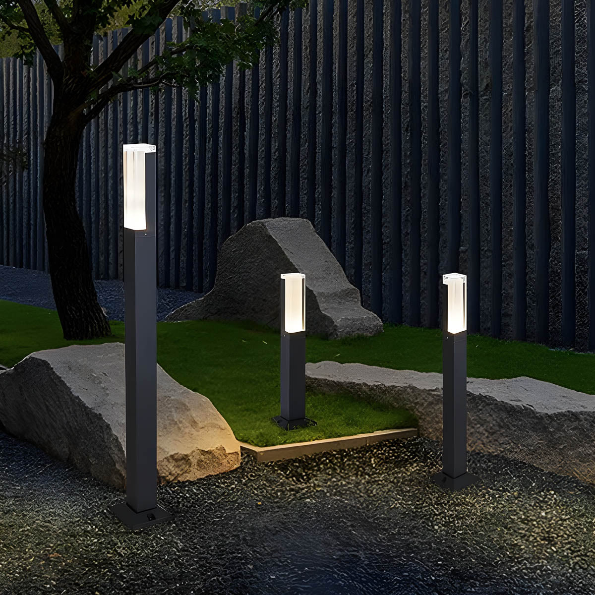 Cedar Branch Aluminum Floor Lamp — gallery image 6