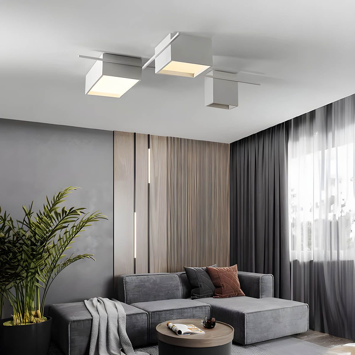 Sorrel Branch Acrylic Ceiling Light — gallery image 4