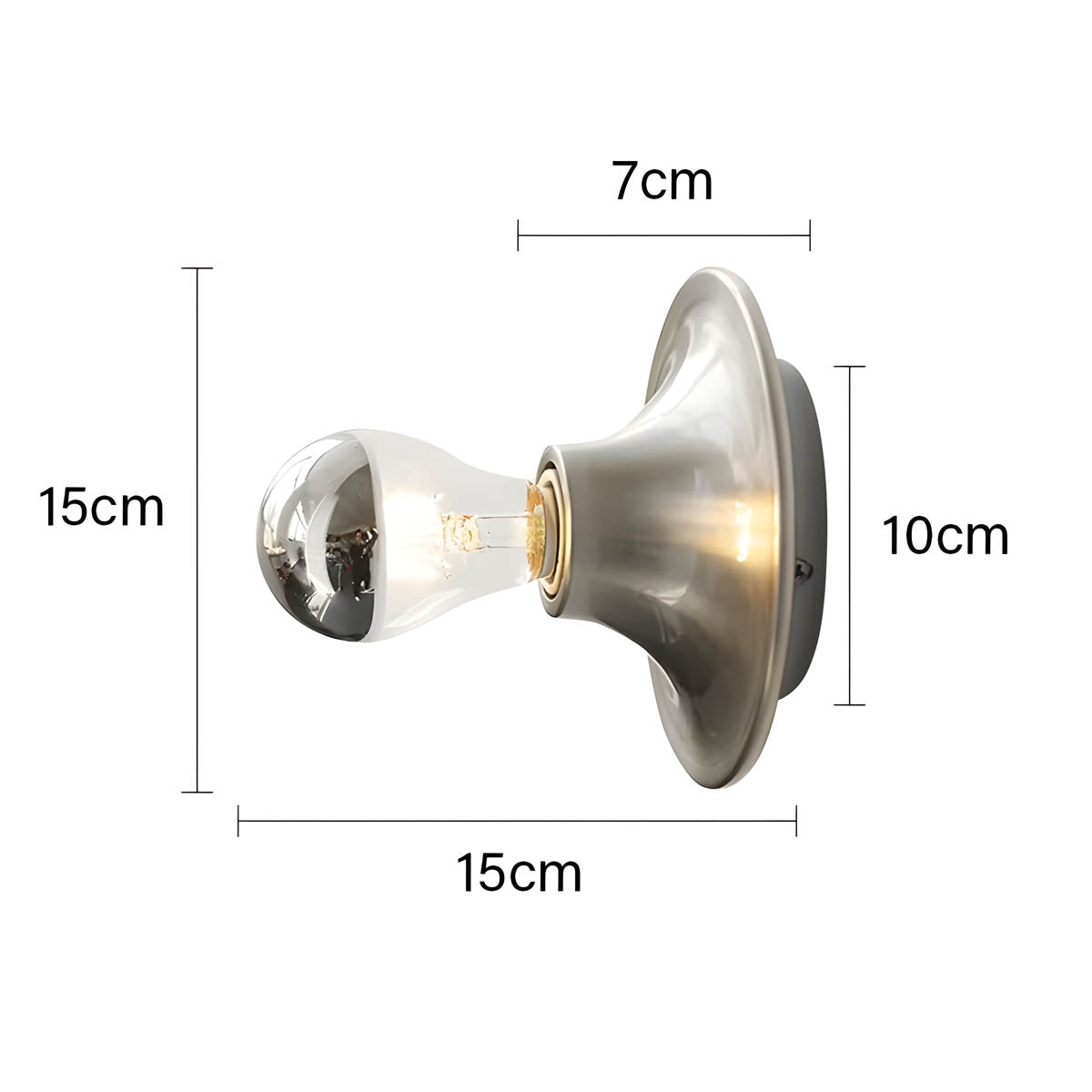 Birch Branch Iron Wall Sconce — gallery image 14