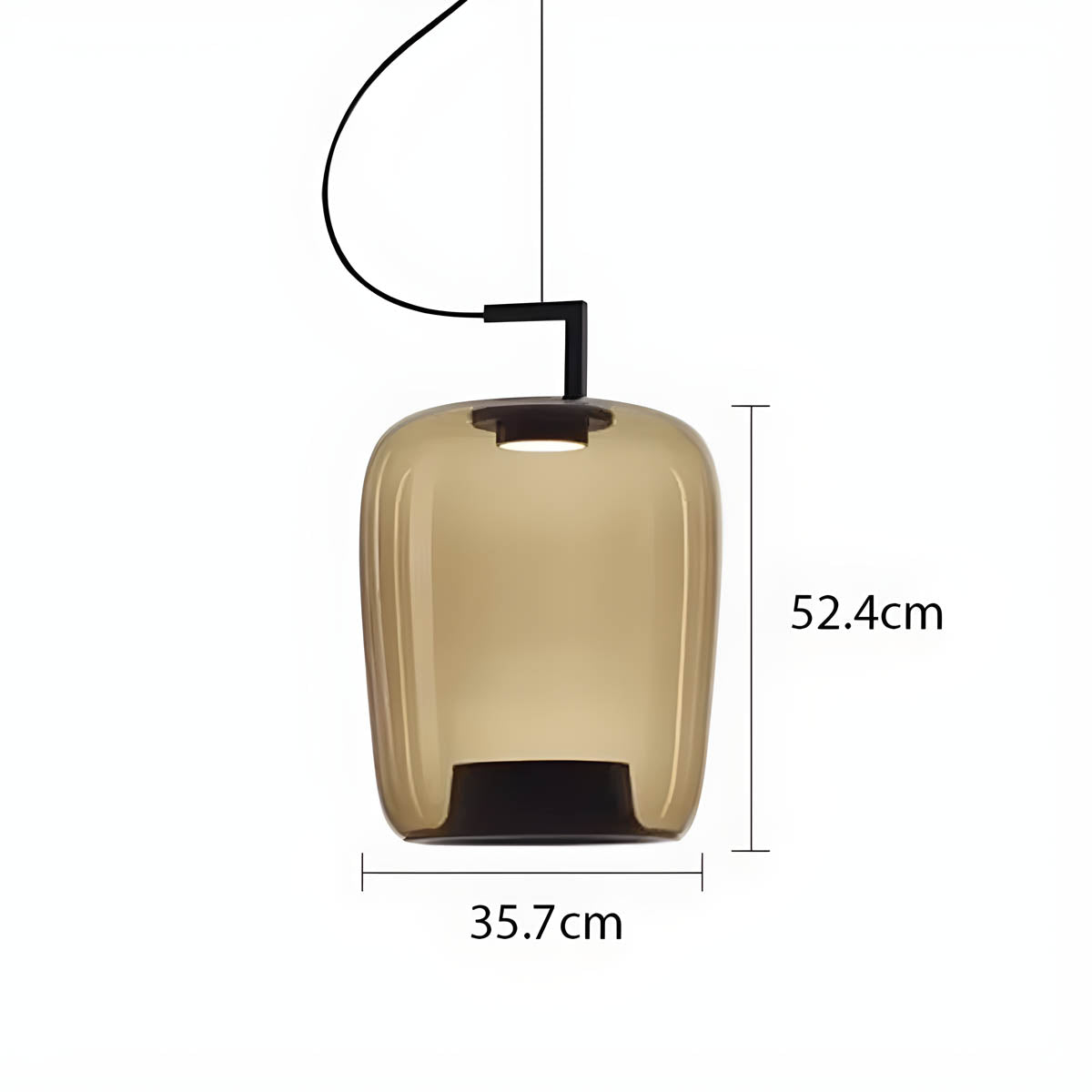 Hazel Branch Glass Pendant Light — gallery image 14