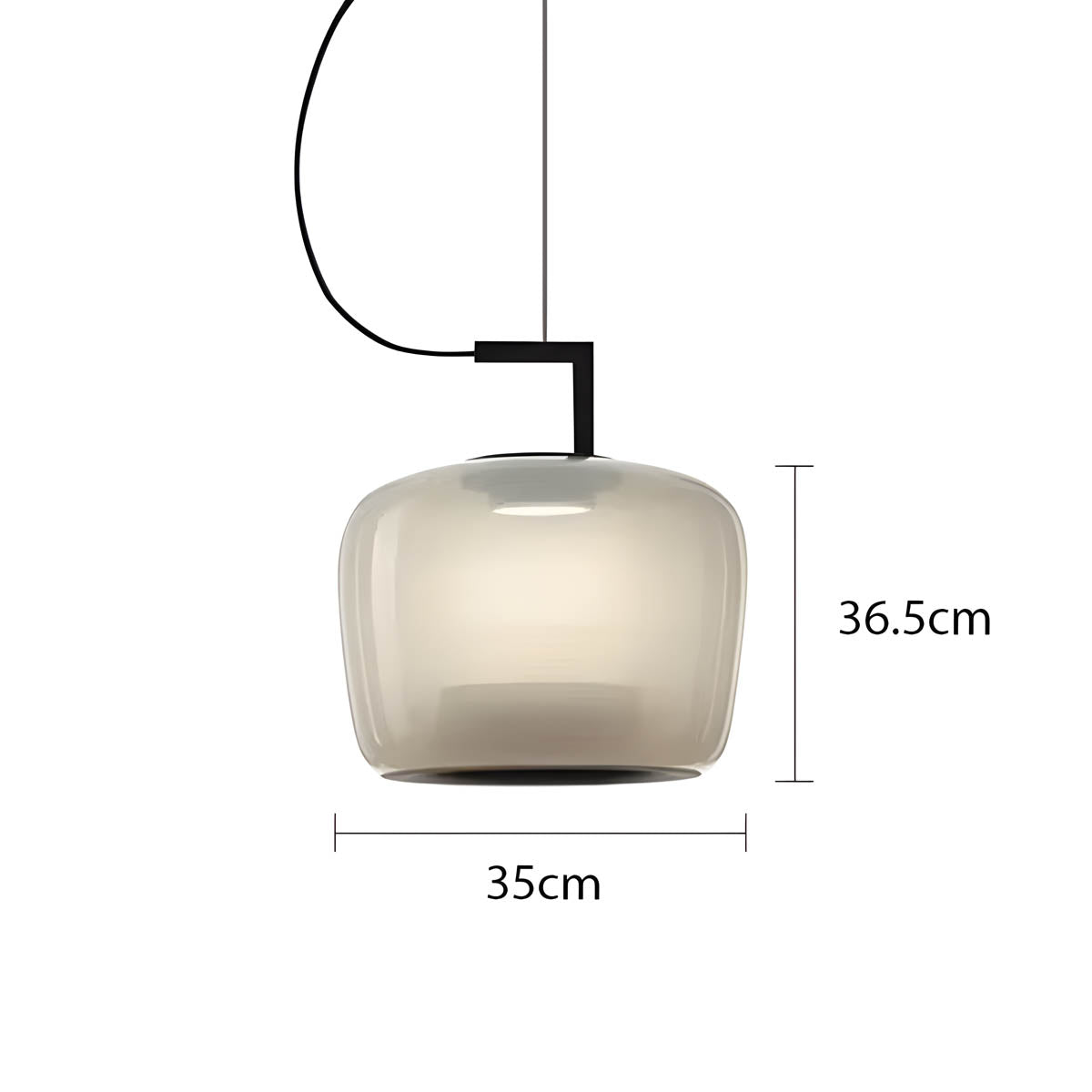 Hazel Branch Glass Pendant Light — gallery image 13