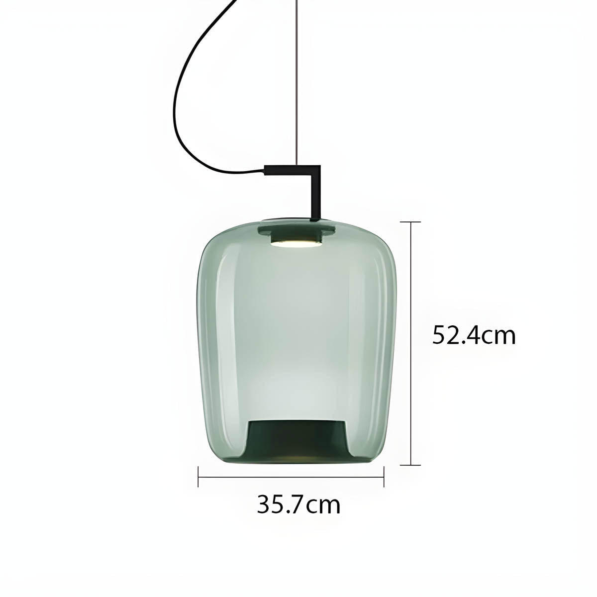 Hazel Branch Glass Pendant Light — gallery image 12