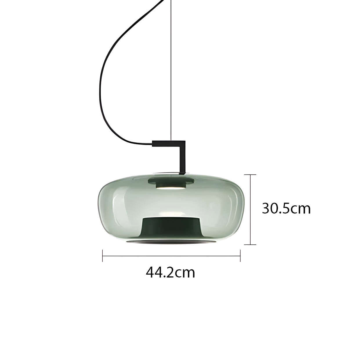 Hazel Branch Glass Pendant Light — gallery image 15