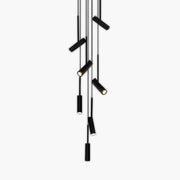 Lindenwood Branch Aluminum Chandelier — gallery image 1