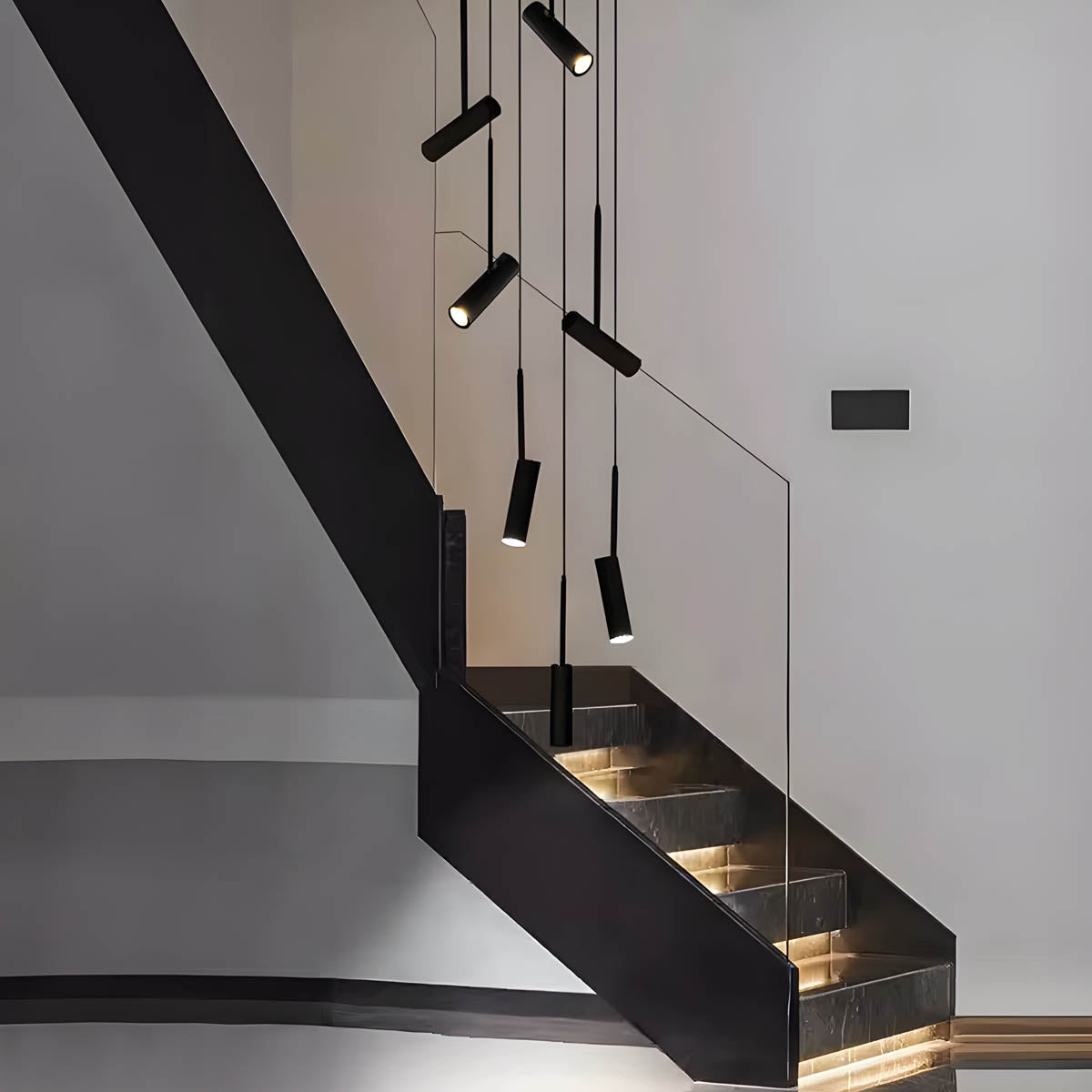 Lindenwood Branch Aluminum Chandelier — gallery image 8