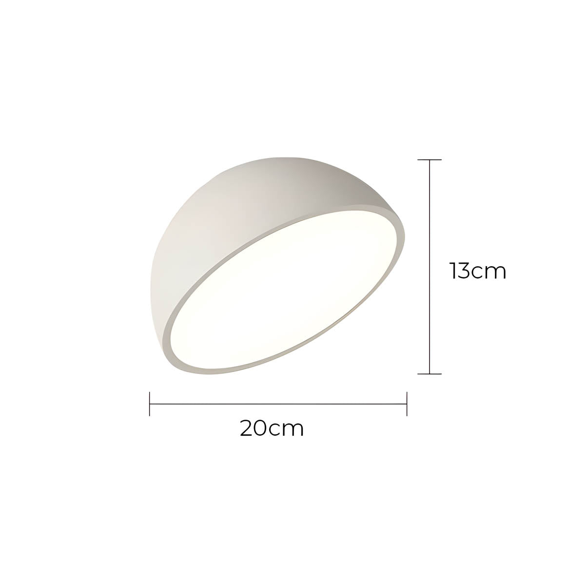 Thistle Branch Acrylic Dome Ceiling Light — gallery image 21