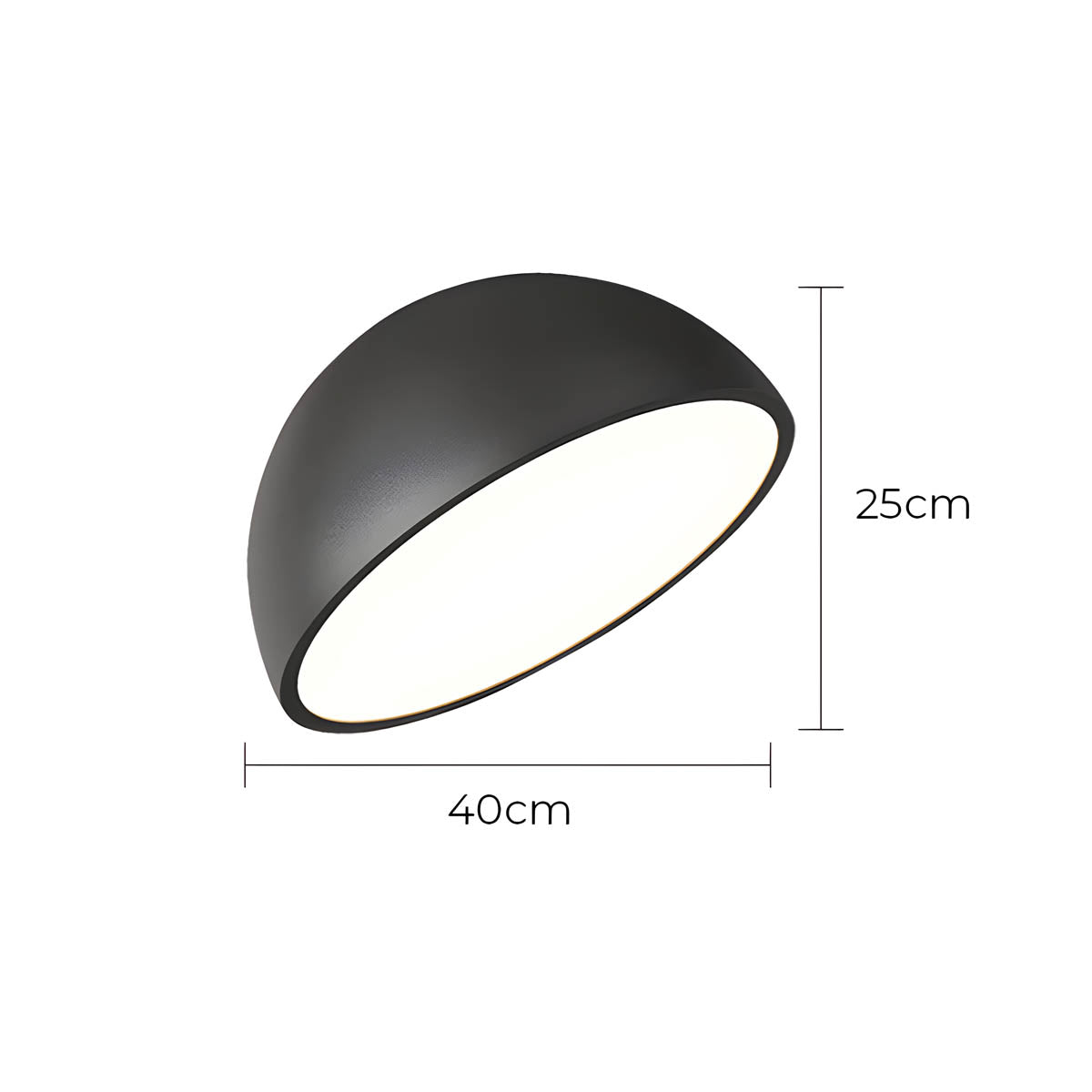 Thistle Branch Acrylic Dome Ceiling Light — gallery image 24