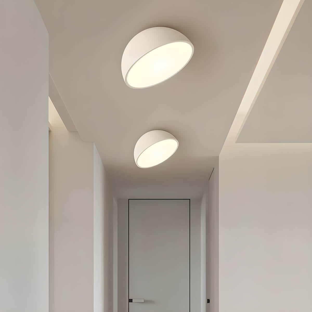 Thistle Branch Acrylic Dome Ceiling Light — gallery image 4