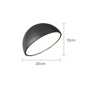 Thistle Branch Acrylic Dome Ceiling Light — gallery image 20