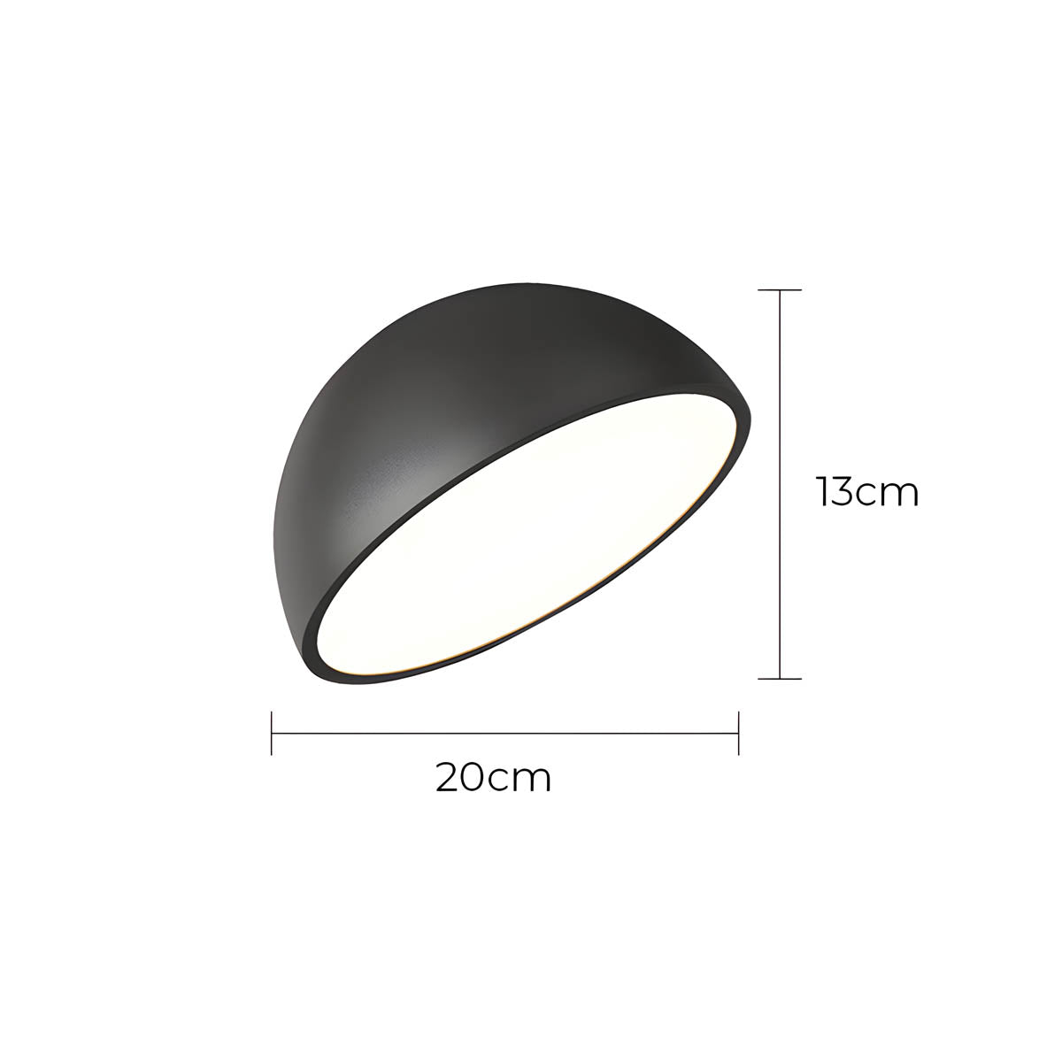 Thistle Branch Acrylic Dome Ceiling Light — gallery image 20
