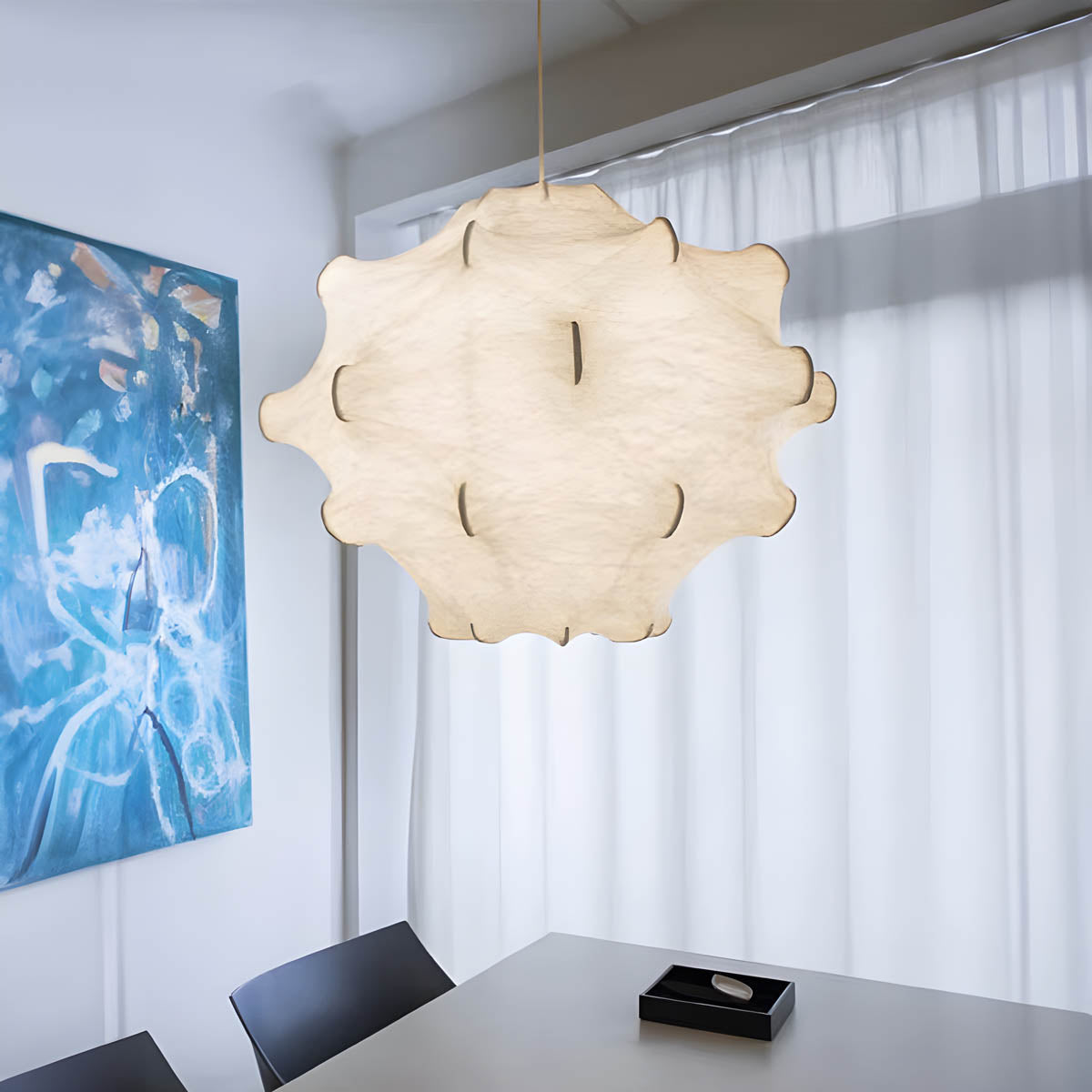 Fennel Branch Metal Chandelier — gallery image 2
