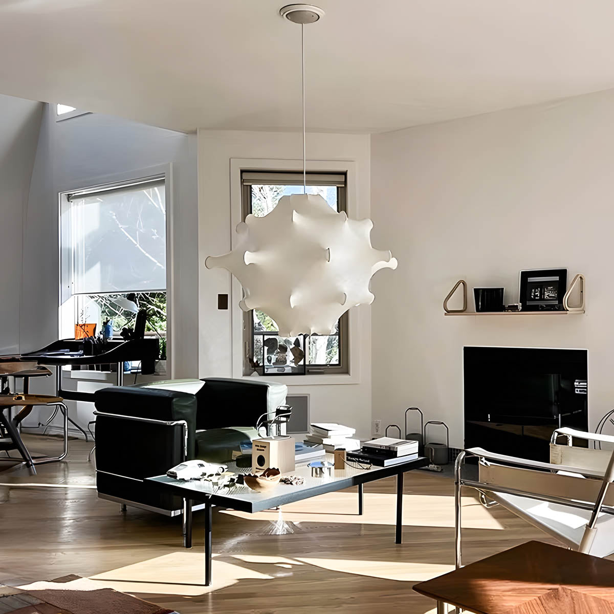 Fennel Branch Metal Chandelier — gallery image 9