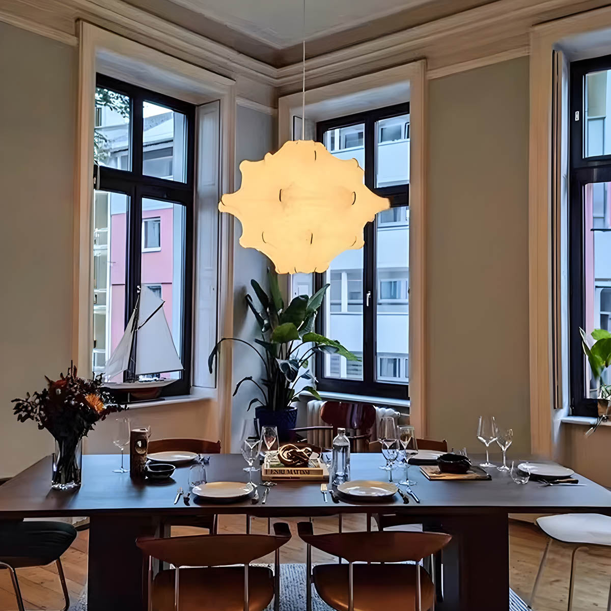 Fennel Branch Metal Chandelier — gallery image 10