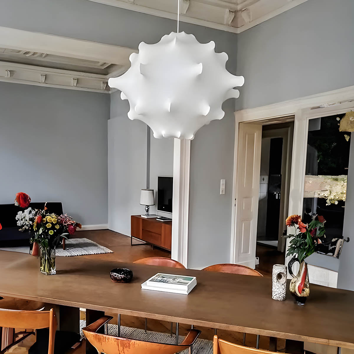 Fennel Branch Metal Chandelier — gallery image 6