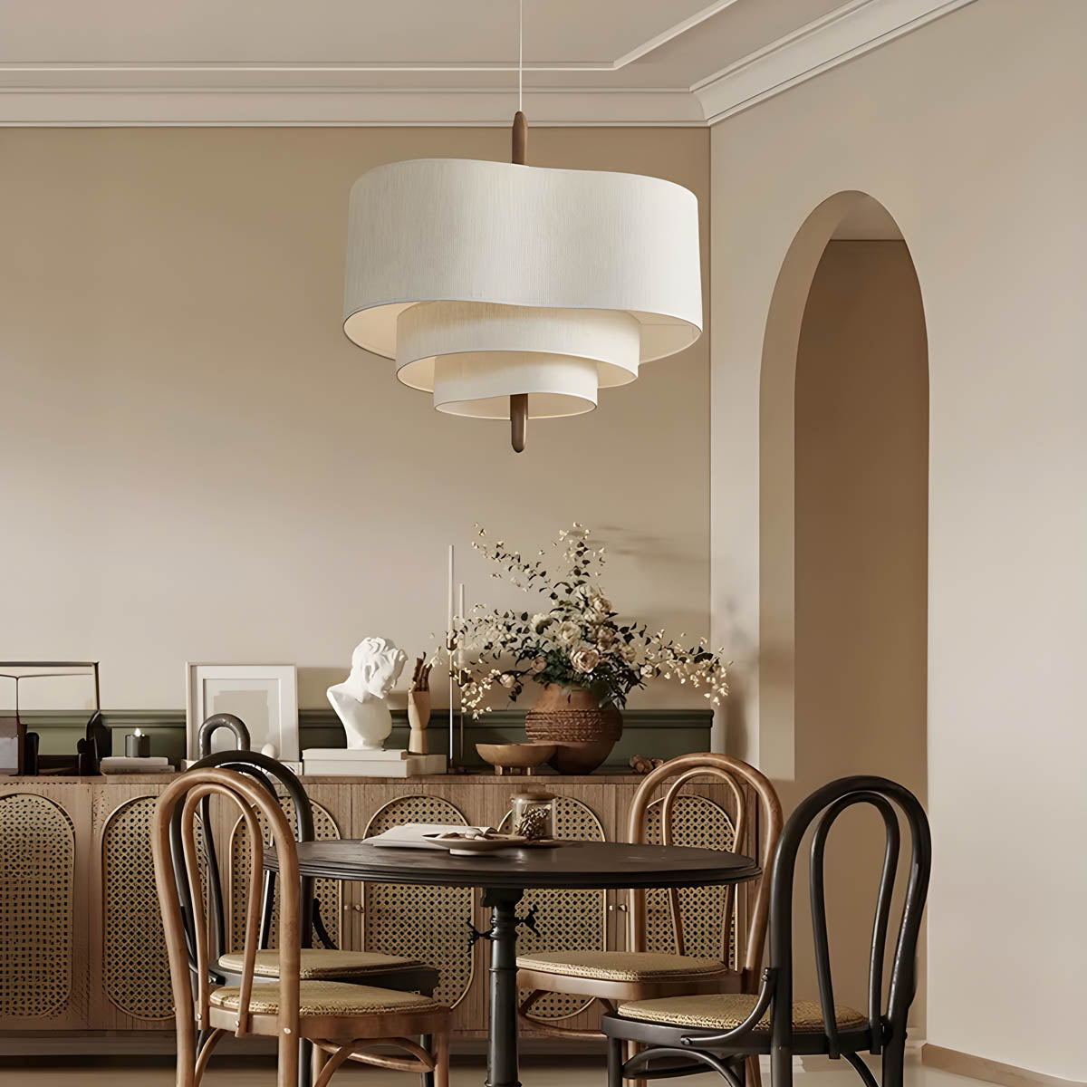 Haddon Branch Wood Chandelier — gallery image 4
