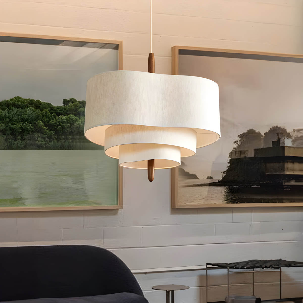 Haddon Branch Wood Chandelier — gallery image 2