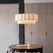 Chestnut Branch Iron Pleated Chandelier — gallery image 3