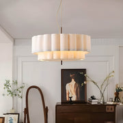 Chestnut Branch Iron Pleated Chandelier — gallery image 5
