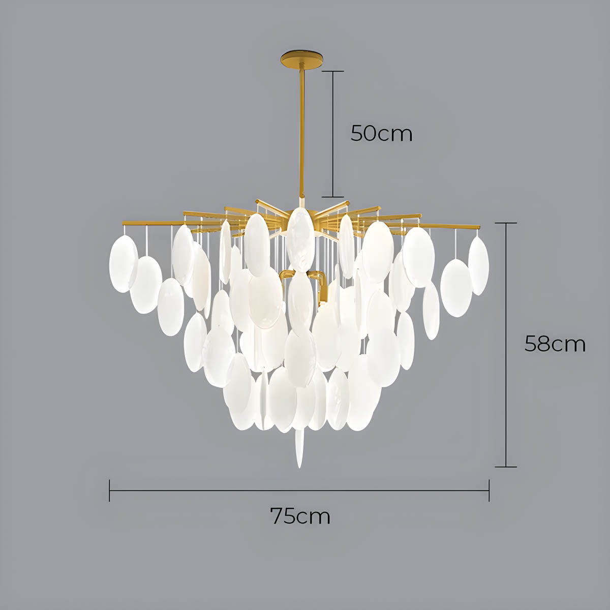 Hawick Branch Glass Chandelier — gallery image 12