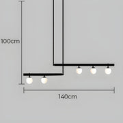 Waverley Branch Glass Linear Pendant Light — gallery image 23