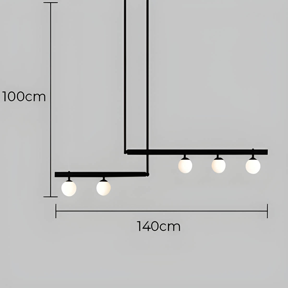 Waverley Branch Glass Linear Pendant Light — gallery image 23