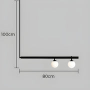 Waverley Branch Glass Linear Pendant Light — gallery image 15