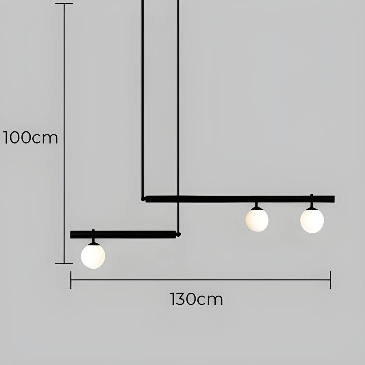 Waverley Branch Glass Linear Pendant Light — gallery image 17